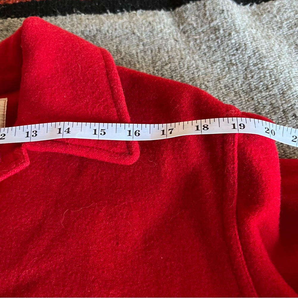 Filson Mackinaw Cruiser | Size Large 42 | Scarlett Red | Made in USA - Picture 13 of 15
